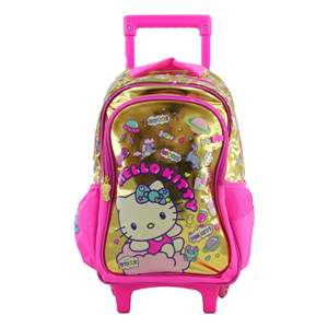 کوله پشتی چرخدار 40 سانتی هلو کیتی آبنباتی Trolly Bag - Hello Kitty